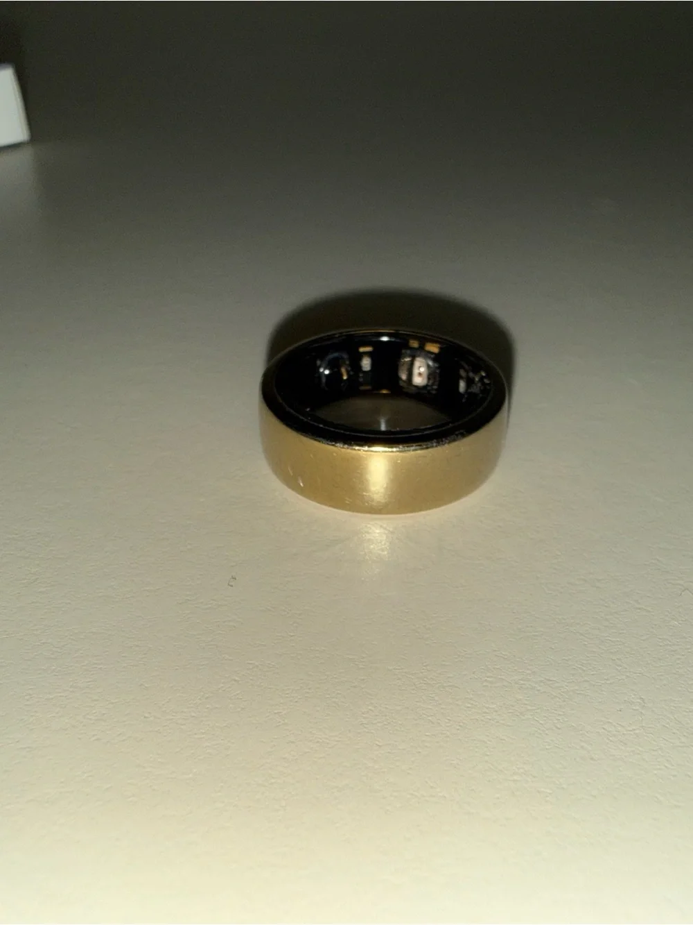 Oura Smart Ring in Gold with Black Interior